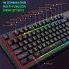 Wire Control Gaming Keyboard Y200 RGB Colorful Backlight 87-key Usb Keyboard For Laptop Desktop Pc
