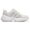 Skechers Momentus Спортивные повседневные кроссовки с низким верхом Женские кеды Белый Серебристый 8730078-WSL