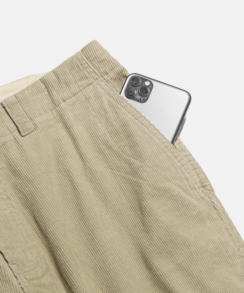 ESPIONAGE Corduroy Officer Pants Bone Beige
