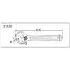 Super Adjustable Wrench (JIS H) Heavy Duty, Maximum Opening: 44mm