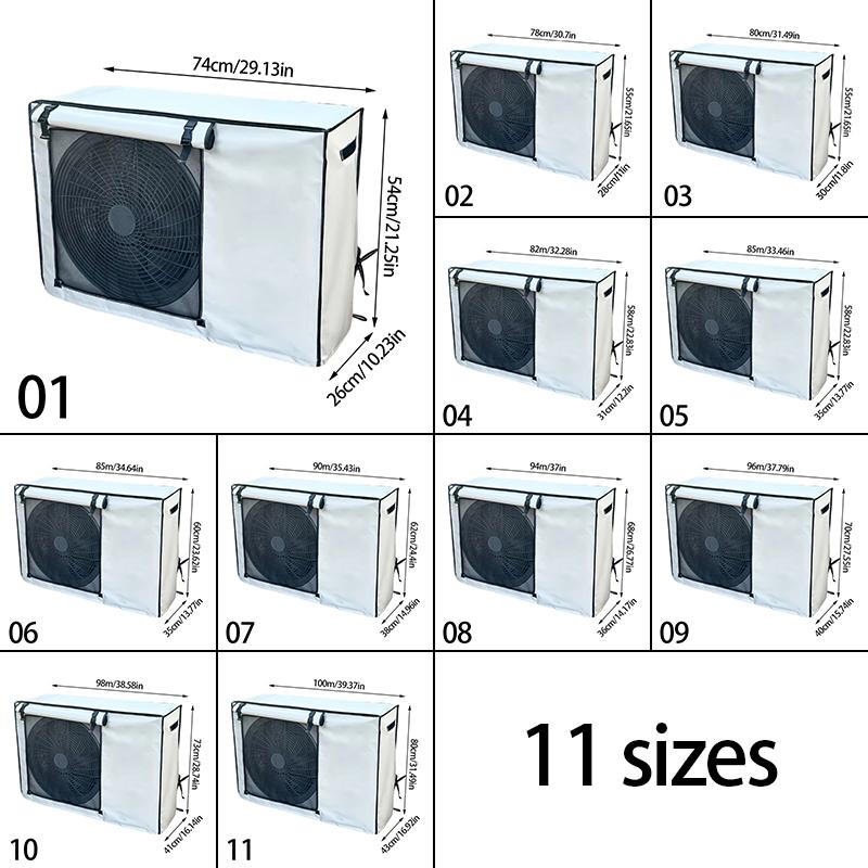 Наружный блок Чехол для кондиционера Дышащий Водонепроницаемый Солнцезащитный Чехол для кондиционера Уличный Пылезащитный Чехол для кондиционирования
