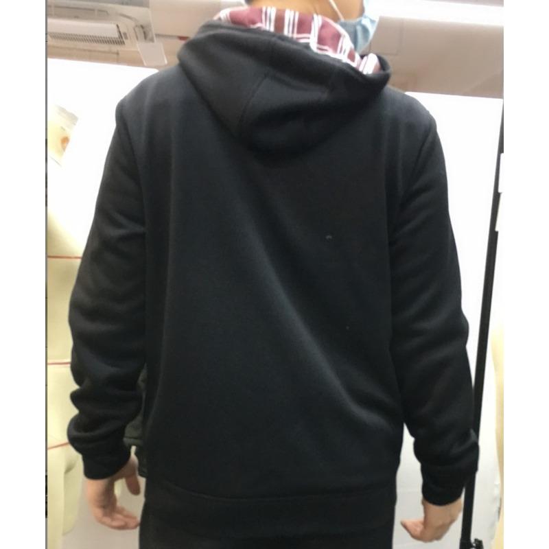 Мужская осенняя черная куртка с капюшоном спортивная повседневная простая толстовка в наличии