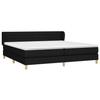 3126911 vidaXL Divan Bed with Mattress Black 200x200 Cm Fabric
