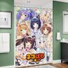 Nekopara Неко Аниме Паттерн Занавеска для Ванной Душевая Занавеска Водонепроницаемая с 12 Крючками Домашний Декор