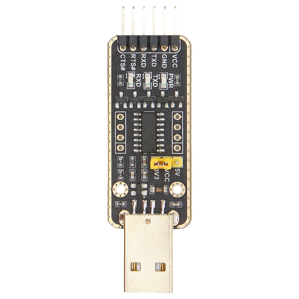 USB To UART Ttl Adapter Type A Overcurrent Overvoltage Protection 6Mbps Serial Communication Module
