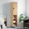 Highboard in Sonoma Oak Finish 34.5 x 34 x 180 cm Particle Board