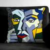 R-Roy L-Lichtenstein Подушка-подушка Наволочка Ультрамягкая Ткань, Дружелюбная к Коже Облакоподобный Комфорт и Скрытая Молния