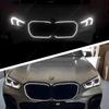 Single / Dual Slat Front Bumper Kidney Grille With LED Lights For BMW X5 G05 M50i M50d xDrive30d 40i 40d 45e 2018-2025 Bodykits