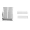 Aluminium Electric Box Waterproof Junction Enclosure Case Integrated for DIY Silver 24x69x100mm