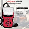 Компактный сканер неисправностей двигателя OBD2 с поддержкой 10 языков и большим дисплеем для быстрой диагностики проблем автомобиля