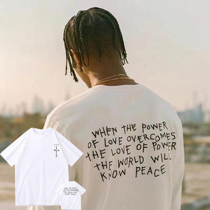 Новая футболка Cactus Jack Потрясающая футболка с графикой Asap Rocky Мужская Женская Модная Свободная футболка Мужская Хип-хоп Модная футболка С коротким рукавом