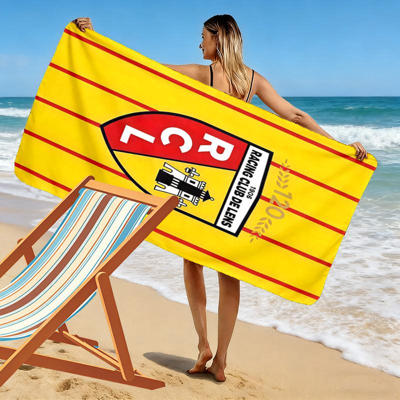 RC Lens Print Beach Towel, Large Soft Quick Dry Towel for Beach Camping Swimming