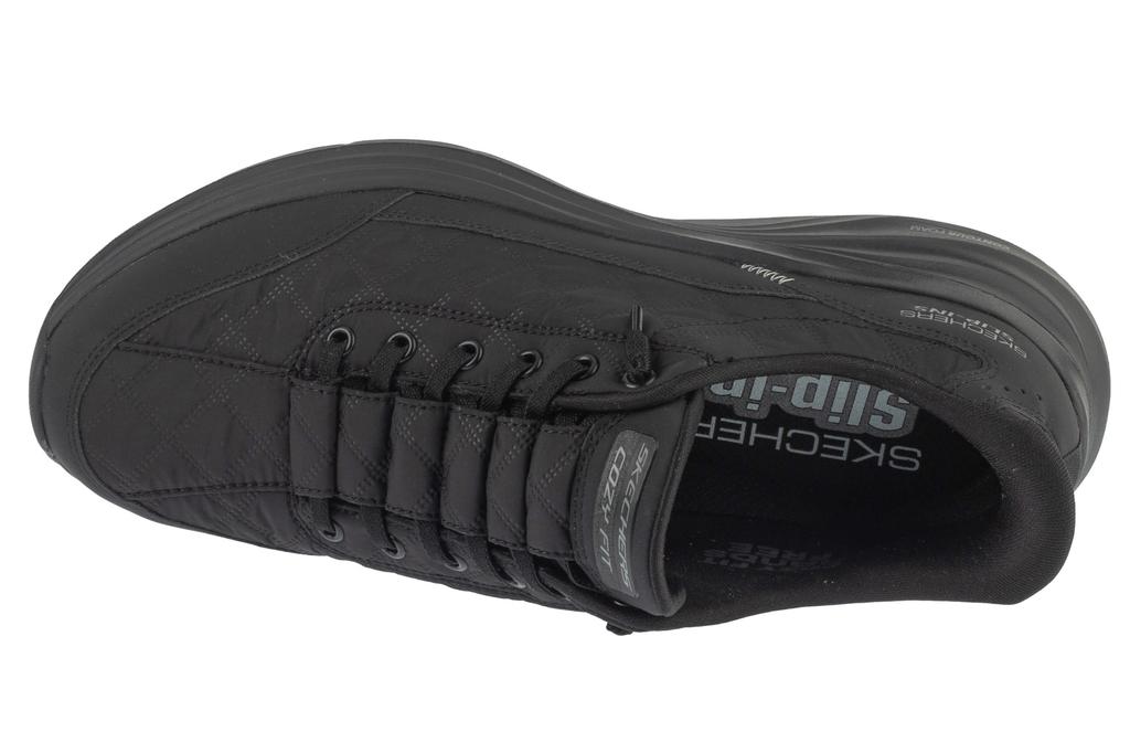 Skechers Slip-Ins: Go Walk Now - Payton, Mens Black Sneakers