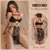 Style bell erotic underwear sexy lace temptation pure desire blindfold strap large size passion small chest three-point style