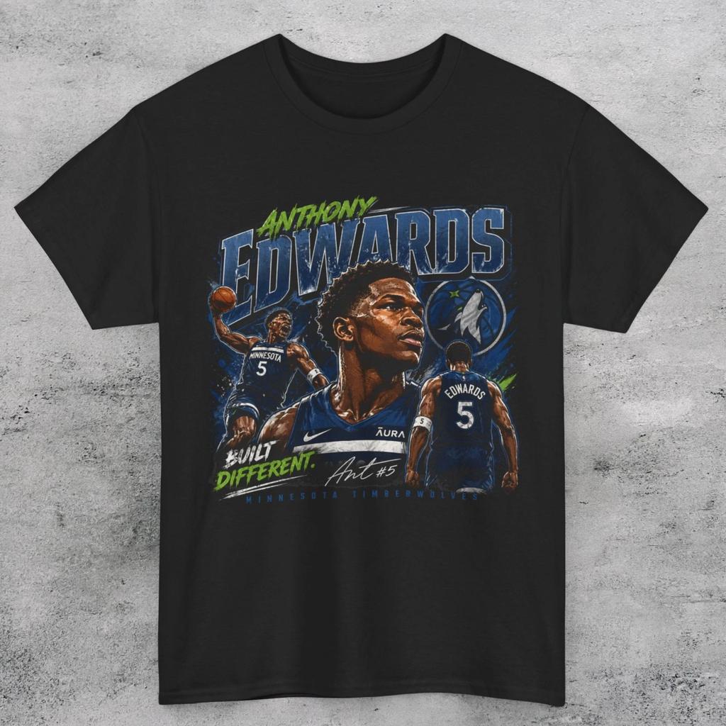Anthony Edwards 1/1 WOLVES Унисекс Футболка