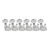 Wilkinson WJN07 E-Z-LOK 6-Piece Guitar Tuners for Fender Strat/Telecaster Electric Guitars, Chrome