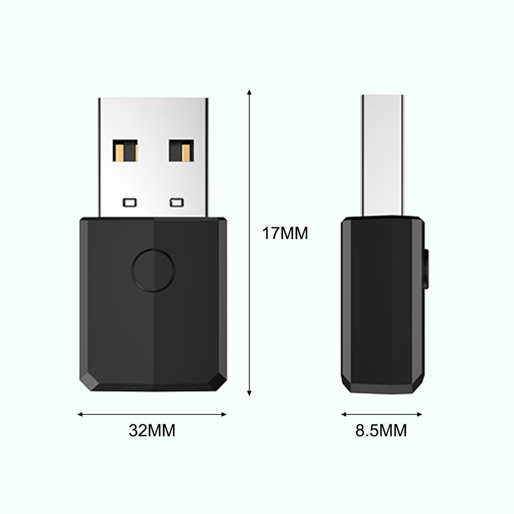 ZF-169S USB Bluetooth 5.0 Аудиоприемник Передатчик Беспроводной музыкальный адаптер Адаптер 3,5 мм AUX Jack