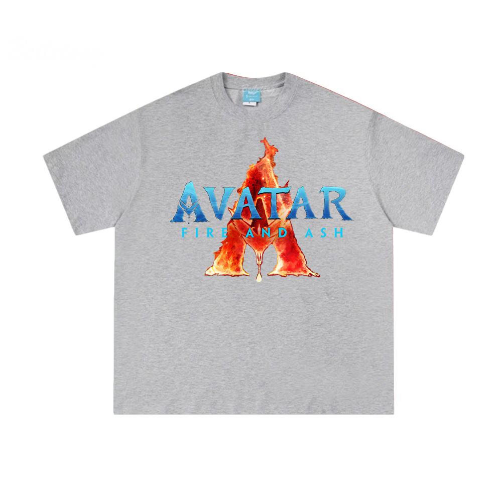 Аватар Огонь и Пепел ТОПЫ Высокое Качество Удобные Футболки с Коротким Рукавом Графическая Печать Рукав Летний Хлопок Круглый Вырез Топы Унисекс