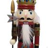 12 Inch Height Wooden Nutcracker Soldier Ornaments Handmade Handpainted Doll Puppet Toy Gift for