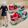 Обувь для папы, женская весенняя, новая, стиль Ins, модная обувь для студентов, толстая подошва, увеличенные кроссовки для отдыха