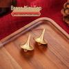 Brass Rotating Gyro Balance Toy – Children's Metal Spinner Copper Handicraft Ornament