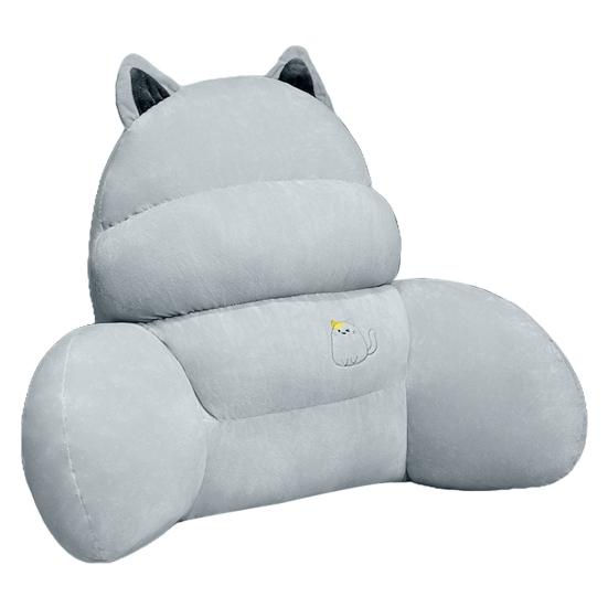 Подушка для чтения на кровати с поддержкой подлокотников на молнии. Супермягкая полностью заполненная спинка. Подушка для дивана и дивана.