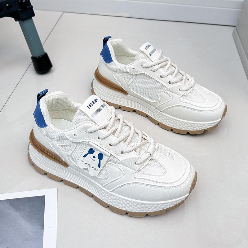 Платформа Папа Обувь Весна Новые Уличные Snap Студент Бег Кроссовки Высота Увеличивающие Досуг