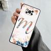 Цветочный узор в виде листьев и букв для Xiaomi Poco X3 Nfc X4pro X5 M3 для Mi 12 13 11 10 10t 8 Note10 Lite 11ultra 11t Pro F1 чехол