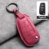 Car Key Case Cover For A1 A3 A6 A6L Q2 Q3 Q7 TTS R8 S6 RS3 Leather Car Key Shell Accessories