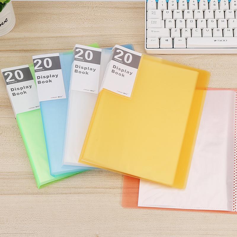 Прозрачная кольцевая папка-регистратор A5, многостраничная: 20/30/40/60 страниц