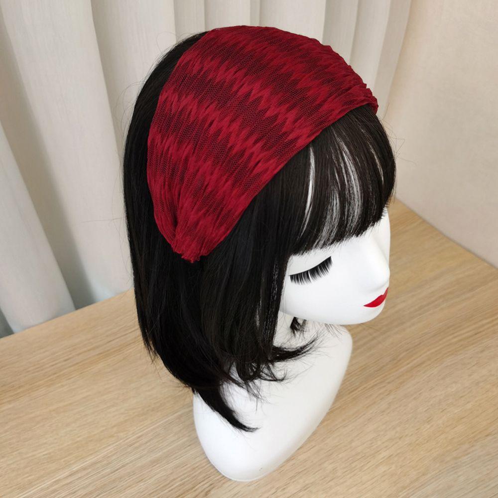 Элегантная однотонная повязка на голову в корейском стиле, женская повязка для волос, подарок для мамы с зубчатым обручем для волос