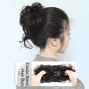 Short Messy Fluffy Chignon Donut Hair Bun Pad Elastic Hair Rope Rubber Band Synthetic Ponytail Hair Extension