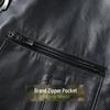 Futing Men's Genuine Sheepskin Leather Jacket