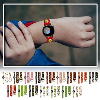 Ремешок для часов с рождественской серией, 20 мм