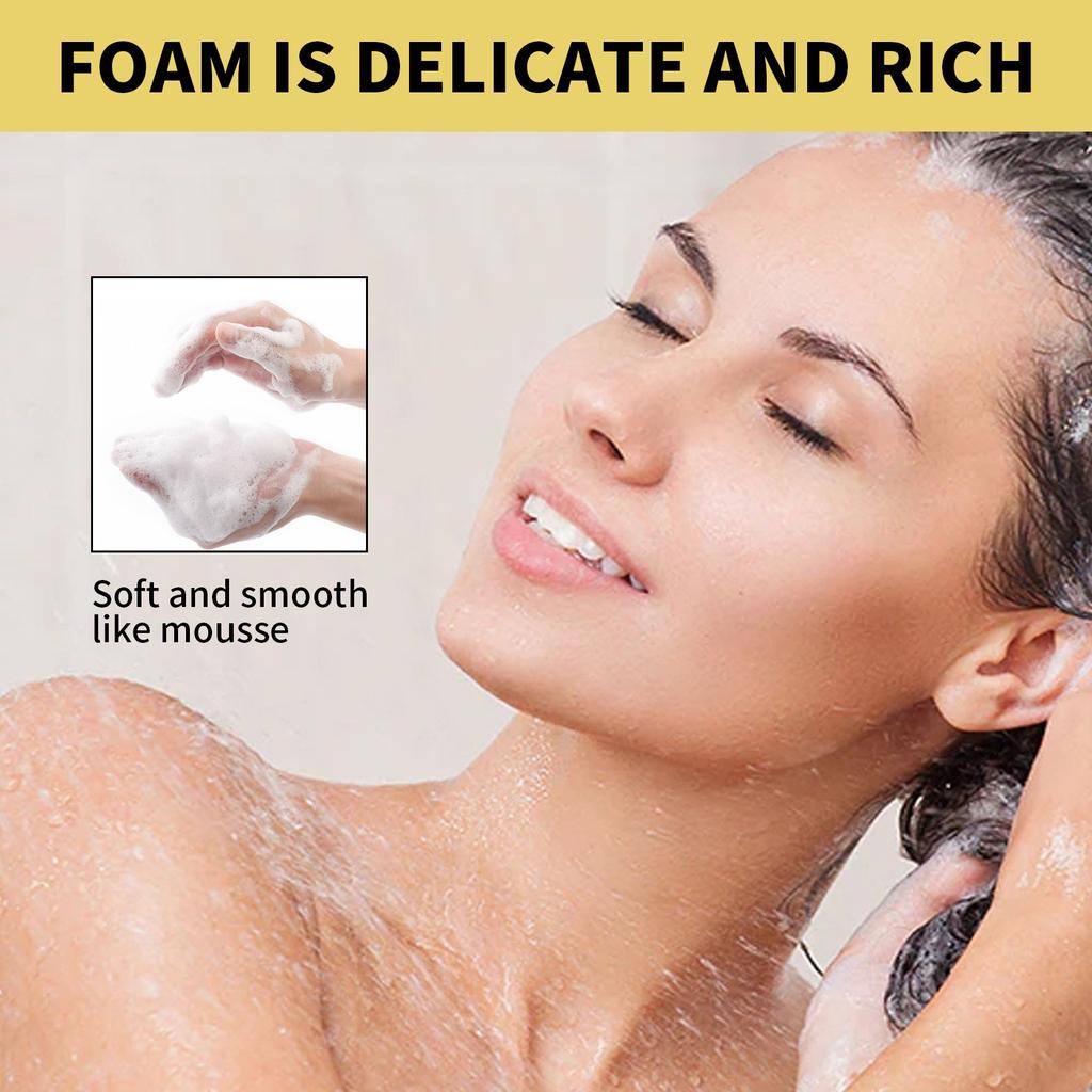 Шампунь питает кожу головы и способствует росту волос. Глубоко очищающий шампунь для роста волос. Увлажняющий кондиционер 100 мл.