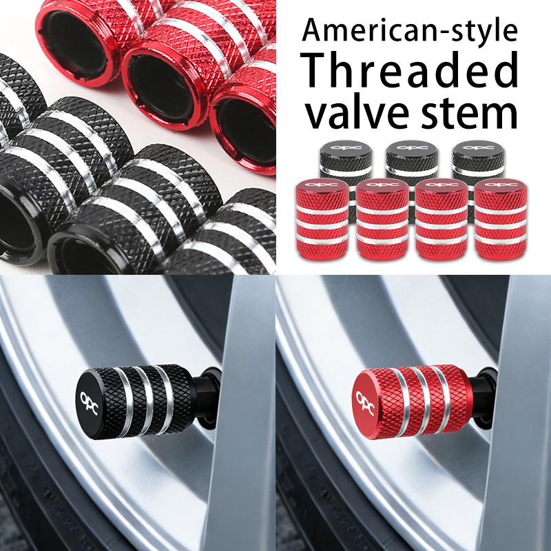 BBHU9 Car Logo Metal Wheel Stem Air Valve Caps Tire Dust Cover For Opel Mokka Astra H K J G Corsa D E Vectra C B Insignia