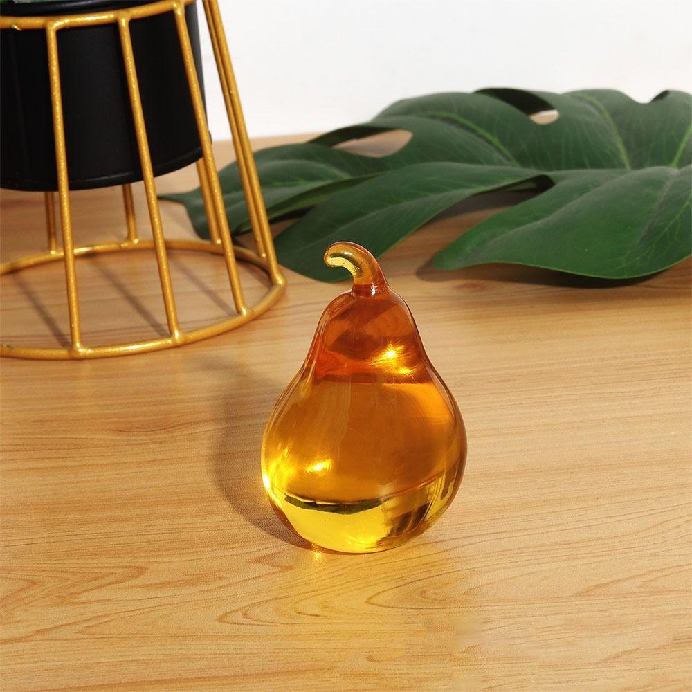 Glass Crafts Artificial Fruit Decoration Crystal Crafts Ornaments Office