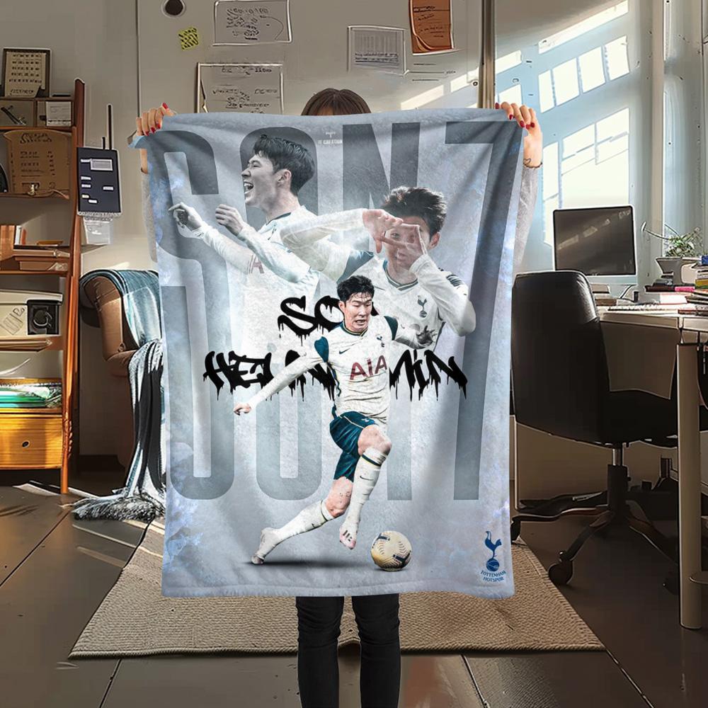 Tottenham team Print FlAannel Blanket, High quality Comfortable for All Seasons, Home Decor, Warmth and Comfort