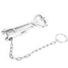 Cow Nose Pliers Stainless Steel Cattle Nose Ring Pliers with Chain Cattles Traction Clamp