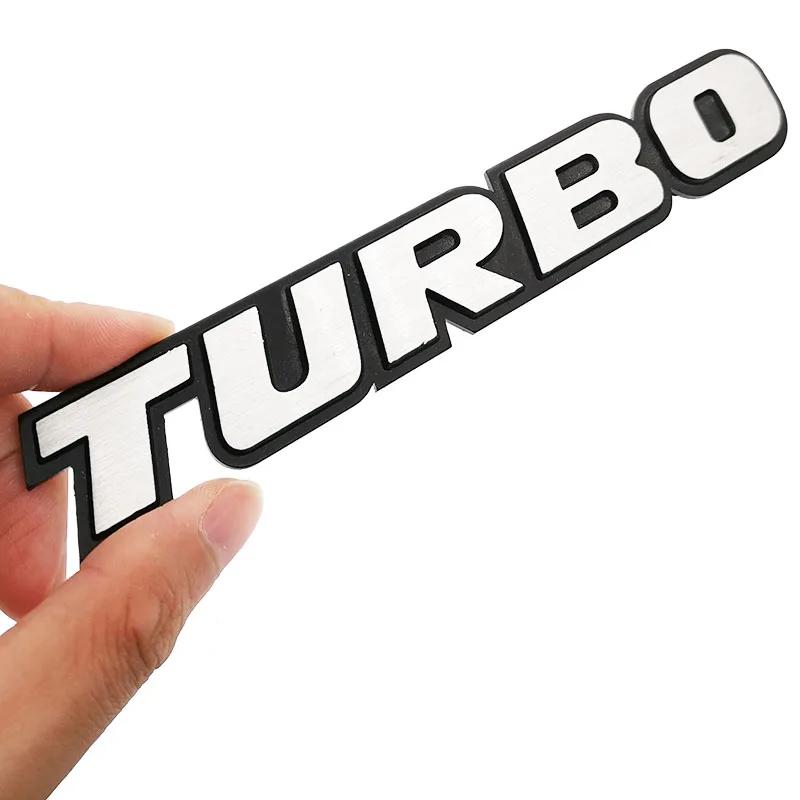 1 шт. 3D наклейка-эмблема TURBO, значок на кузов, заднюю дверь багажника для Ford Focus 2 3 ST RS Fiesta Mondeo Tuga Ecosport Fusion, стайлинг автомобиля