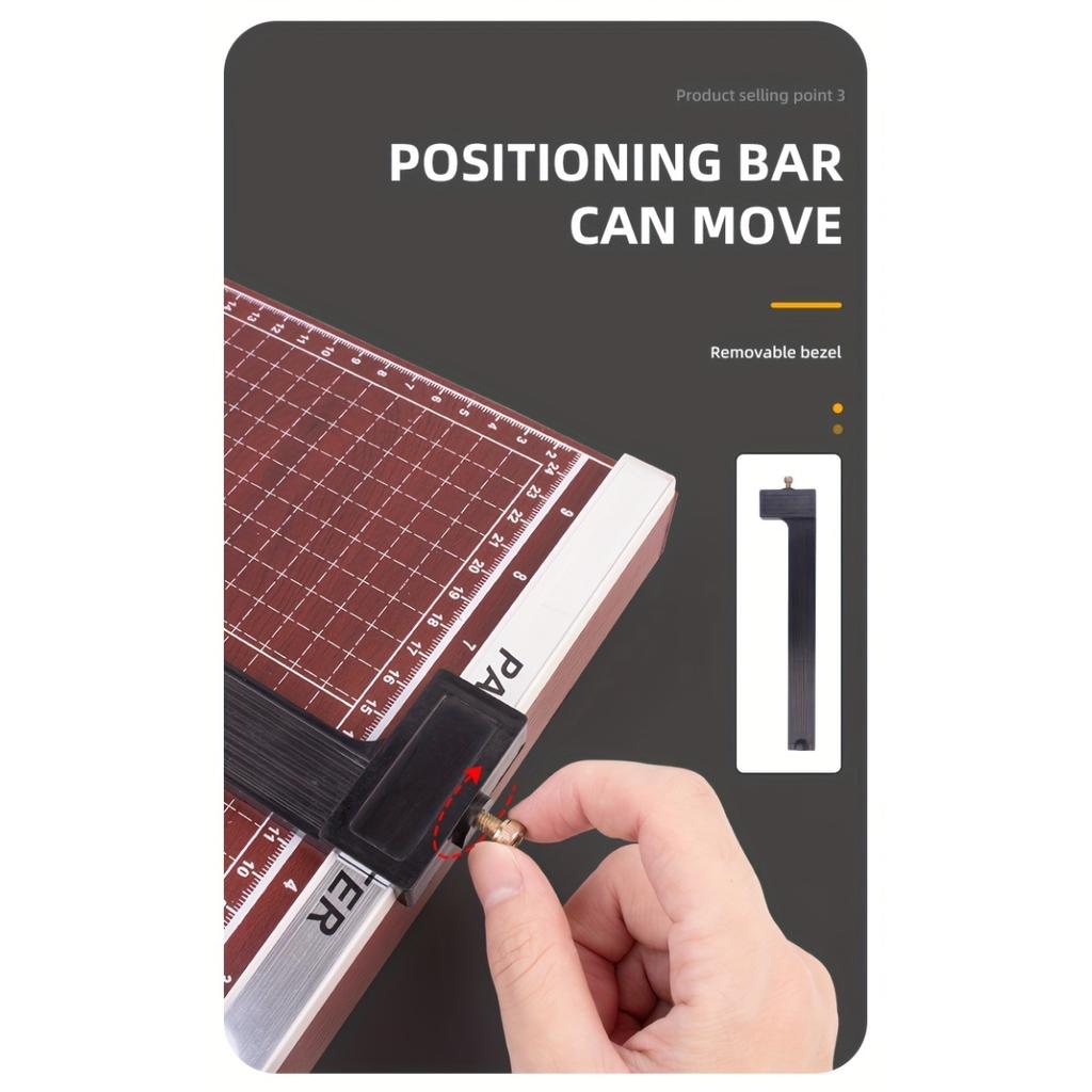 Резак для бумаги, сверхмощный, длина обрезки 12 дюймов, профессиональный триммер для бумаги, емкость 10 листов, гильотинный резак для бумаги для карточек, фотографий