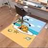 1pc Sanrio4 Print Area Rug - Soft, Washable Non-Slip Indoor Mat for Office Chairs, Living Room, Home Office Decorative Rug