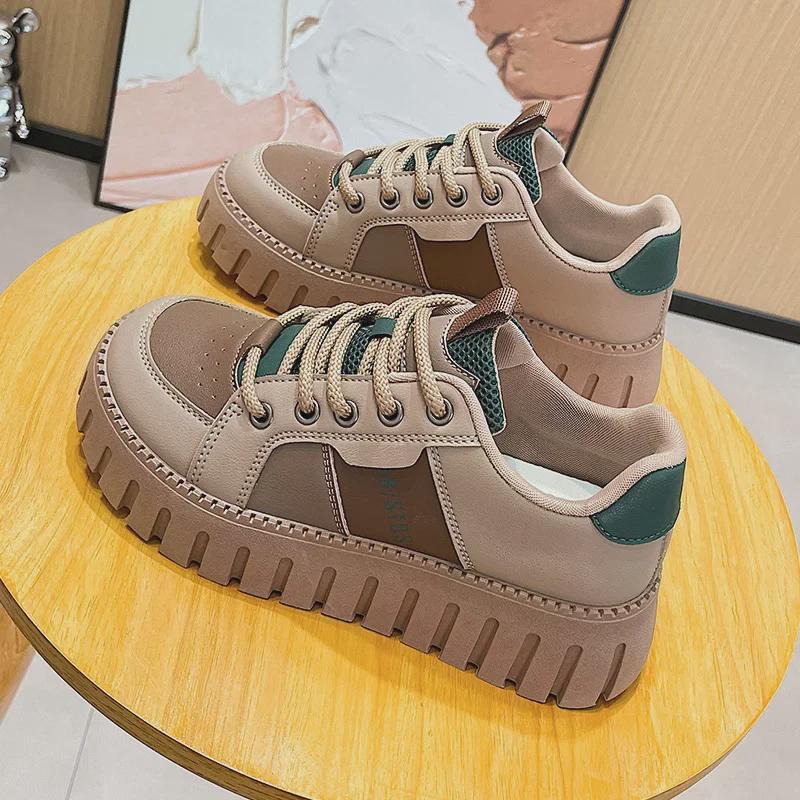 Весенние модные женские туфли в стиле Форреста Гампа 2025 года — повседневные, универсальные, мягкие кроссовки для студентов