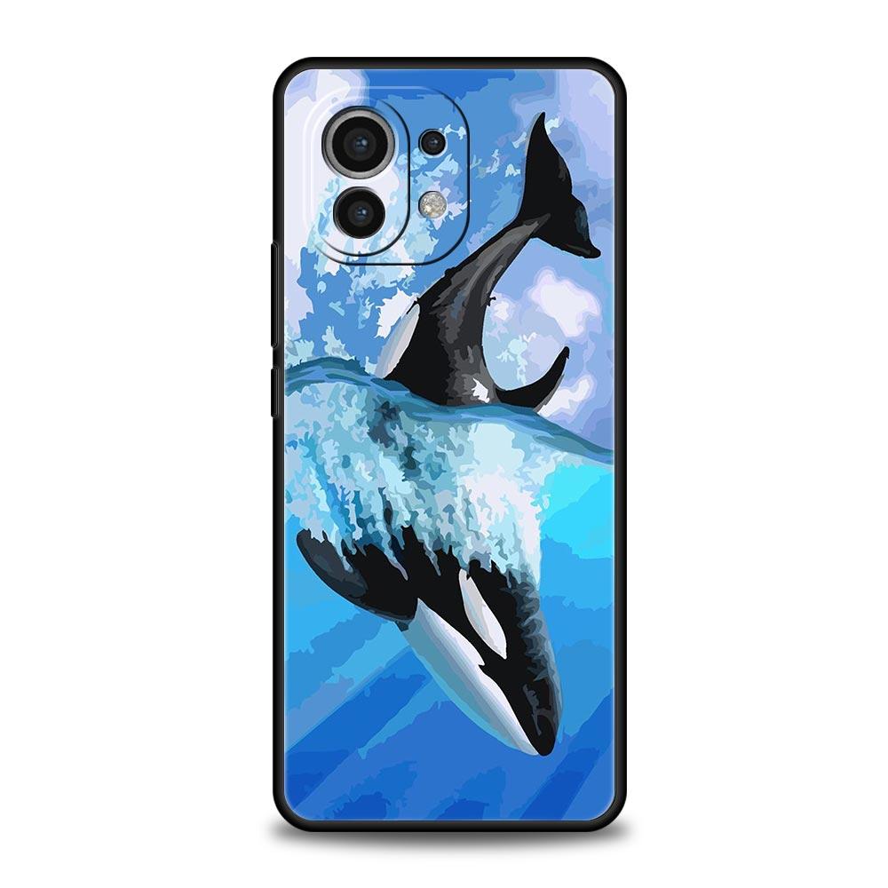 Чехол для телефона Orca ocean lovely killer whale для Xiaomi 14 13T 12T Pro 12 13 11 Ultra Mi Note 10 Lite 10T 5G 11X Pro 11i 9T
