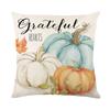 Pumpkin Maple Leaf Thanksgiving Print Cushion Cover Home Decor Living Room Sofa Cushion Cover Cushion Pillow