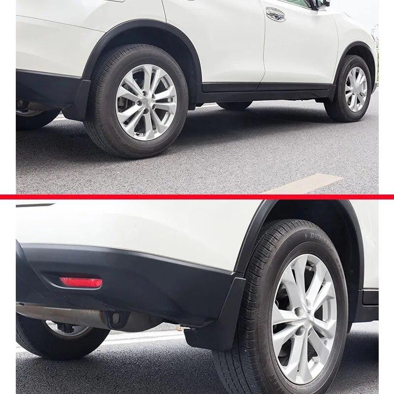 Mud Flaps For X-Trail Mudguards Fender X Trail Mud Flap Splash Guard Fenders Car Accessories Auto Styline Front Rear 4 PCS