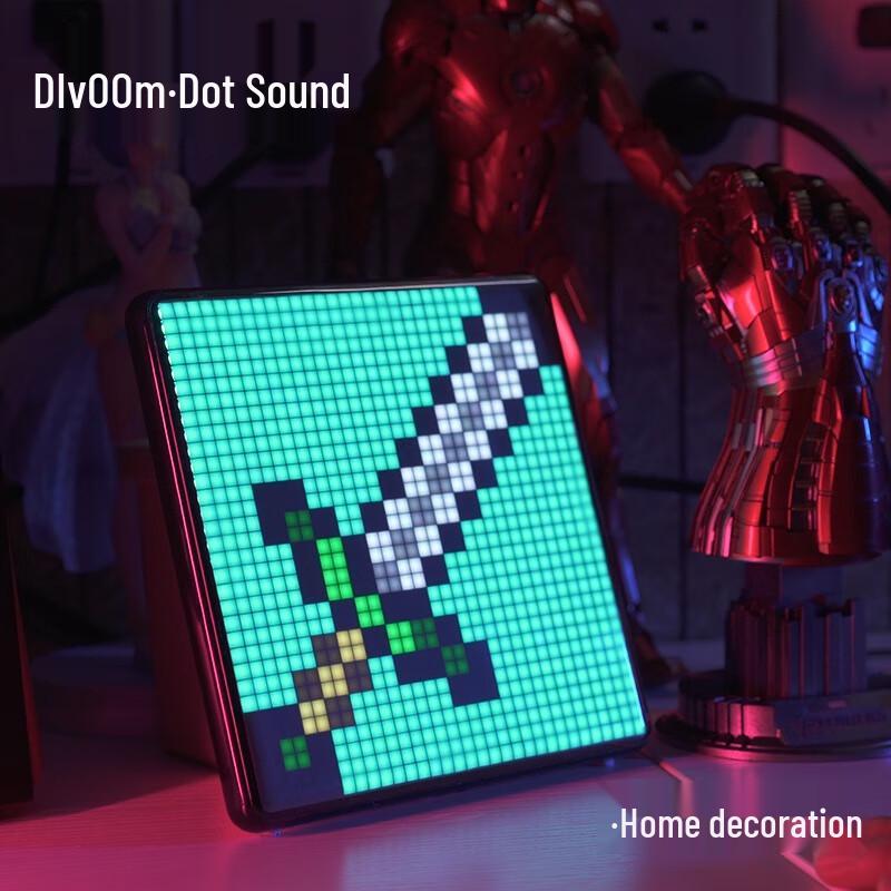 Пиксельный дисплей Divoom Pixoo Max с часами и подсветкой окружающей среды