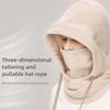 Scarf Hatneck Warmer Windproof and Warmfor Skiing and Cycling, Double-sided Fleece Unisex,winter Thickened Cold-proof Face Mask