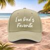IM Dads Favorite Baseball Cap  Lightweight Adjustable Unisex Cap for Running Fitness Outdoor Activities