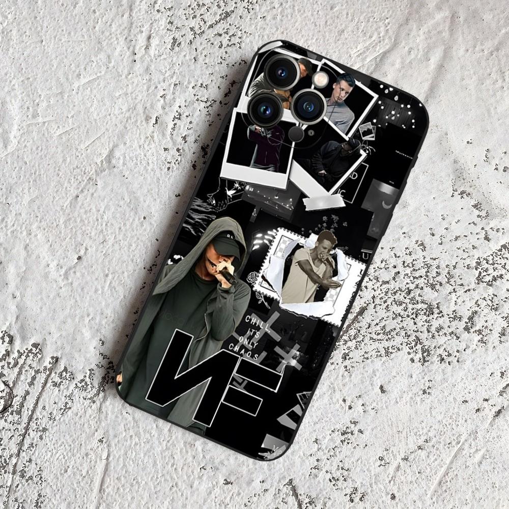 Чехол для телефона рэпера NF для iPhone 16 15 14 13 12 11 Pro Max Xr X Xs Mini 8 Plus SE 2022 Черный Мягкий Силиконовый Чехол